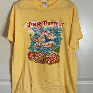 Jimmy Buffet yellow concert tee size Large